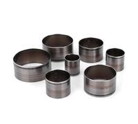 Leather Craft Cutting Tool, Belt Hole Puncher for Leather 7 Pcs Leather Punching Tool Punching Die Set, Circular Puncher Punch Die for Leather Treatment