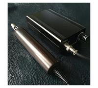 Leather Craft Electric Creasing Edging Machine Leather Edge Creaser DIY Handle Creaser Edger Crimper Tool Set(Ebony Handle)