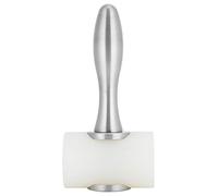 Leather Craft Hammer, Nylon and Aluminum Alloy Hand Tool for DIY Leather Carving and Punching - Durable and Lightweight, Ergonomic Handle for Precise Engraving and Handcraft (Mango de aluminio de