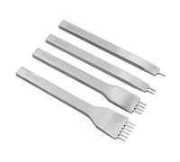 Leather Craft Kits Pricking Irons，Profession Diamond Lacing Stitching Chisel Set,Leather Supply Diamond Stitching Chisel Set for Leather Craft DIY (3MM)