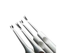 Leather Craft Tool | U and V Shape Groover for Leather Edge Skiving | Stainless Steel Beveler Cutter | 4-Piece Set for DIY Leatherworking