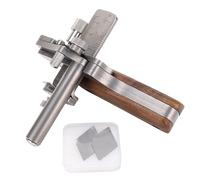 Leather Craftool Strap Cutter, Leather Cutting Tool Leather Cutter with 2 Blades for Bag Straps Leathercraft Handcraft