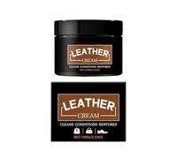 Leather Cream- 2 In 1 Repair Natural Cleaner, Moisturizing Leather Care Agent, Natural Care Cream | For Boots Bags Furniture Car Seats Jackets Auto Interior Handbags Tack Saddles (7.1x4.4cm/2.8x1.7