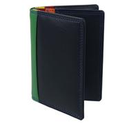Leather Credit Card Holder by Graffiti Golunski Gift Boxed Travel Handy (Midnight)
