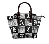 Leather Crossbody Bags Vintage Handbag with Top Handle Adjustable Strap Shoulder Bag for Women Versatile Accessory,Black