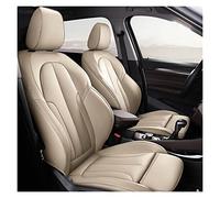 Leather Custom Car Seat Cover For Vw For Passat For For Tuareg For Tiguan For Phaeton For R36 Eos For Magotan For Scirocco Seat Protector Cover(Beige,B)