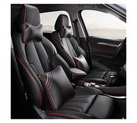 Leather Custom Car Seat Cover For Vw For Passat For For Tuareg For Tiguan For Phaeton For R36 Eos For Magotan For Scirocco Seat Protector Cover(Black,A)