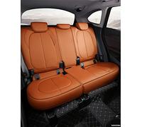 Leather Custom Car Seat Cover For Vw For Passat For For Tuareg For Tiguan For Phaeton For R36 Eos For Magotan For Scirocco Seat Protector Cover(Orange,A)