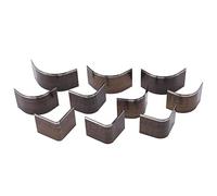Leather Cutter Punch Set 10Pcs High Carbon Steel R Angle Arc Shaped Durable Leather Craft Cutter Mold For DIY Leather Crafting Wallets Belts Cardboard Rubber Plastic Clay Wood