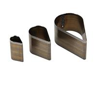 Leather Cutting Die Tool Steel Craft Dies, Leather Punching Mold for DIY Leathercraft, Precision - Ground Edge Cutting Dies for Labels Cardboard Patterns (Droplet Shape)