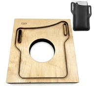 Leather Cutting Dies, Clean Cut Leather Die Cutter, Precise Template for Cellphone Waist Pocket Leathercraft