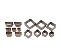 Leather Cutting Dies Exquisite High Carbon Steel Leather Punching Tool Set for DIY Crafting Watch Straps Bags Belts 14 Pcs