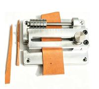 Leather Cutting Machine, DIY Belt Cutter Tool with Scale Caliper, Durable Aluminum Alloy, Max 80mm Cut Width, Thickness 5mm for Leathercraft Projects