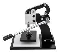 Leather Cutting Machine - Heavy Duty Hand Press Die Cutter for Leather, Fabric, Paper, PVC - Embossing and Sampling Tool, 12mm Thickness