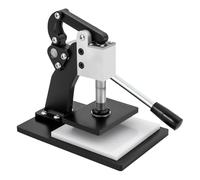 Leather Cutting Machine, Manual Leather Die Cutter Heavy Duty Leather Embossing Machine, Leather Craft Cutting Machine, Machine Stroke 18mm/Maximum Pressure About 800kg, for Small Knife Molds