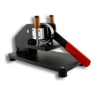 Leather Cutting Machine, Manual Press Tool for Embossing & Die Cutting, Includes Mat and Plate, for Crafts, Stickers & Leatherwork