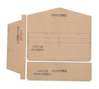 Leather Cutting Template Acrylic Wallet Pattern, Long Wallet DIY Tool Set, Transparent - Precise Cutting, Durable Material, Ideal for Handcrafted Bags