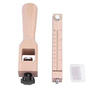 Leather Cutting Tool Adjustable Belt Cutter with 5 Blades DIY Hand Craft Knife Wooden Strap Strip