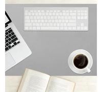 Leather Desk Mat 85 x 90 cm Waterproof Premium Extended Mouse Mat Wipeable for Home and Office Accessories, Grey
