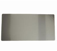 Leather Desk Pad Protector, Non Slip Computer Mouse Mat with Stitched Edge, Waterproof PU Mousepad for Computers Laptop Office Home(Gray,80x50cm)