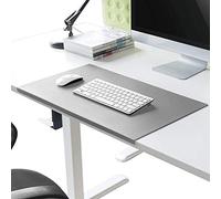 Leather Desk Pad with Edge Protector,Large Desk Wrting Mat Waterproof Multifunctional Desk Blotter Pad,Laptop PC Keyboard Mat,Smooth,Heat Resistant