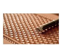 Leather Diamond Stamps Stamping Tools 3D Geometric Pattern Leathercraft Carving Working Tools 304 Stainless Steel Stamp Set (XL)