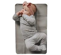 Leather Diaper Changing Mat/Pad - Wipeable, Waterproof, Premium Luxurious Leather - 14" x 22" - by Lark Baby Goods