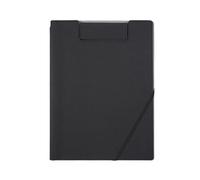 Leather Document Multifunctional A4 Conference Folder Business Stationery Leather Contract File FoldersTravel Document(Black)