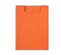 Leather Document Multifunctional A4 Conference Folder Business Stationery Leather Contract File FoldersTravel Document(Orange)