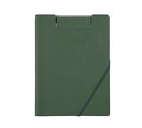 Leather Documents Multifunctional A4 Conference Folder Business Stationery Leather Contract File FoldersTravel Document Portable(Green)