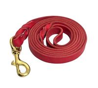 Leather Dog Leash 6ft x 1/2'', Heavy Duty Braided Dog Leashes with Rotating Clasp, Genuine Leather Dog Training Leash for Small Medium Large Dogs