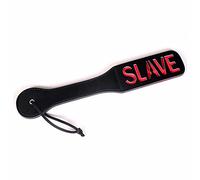 Leather Double-Deck Spanking Paddle Slave Sex Toy for Woman Men Paddle Spank Butt BDSM Sex Whip Fetish Bondage Erotic Toys (Slave)