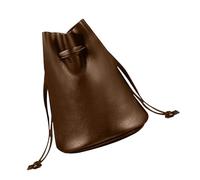 Leather Drawstring Pouch Black Leather Pouch
