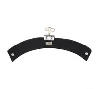 Leather Drum Damper for Jazz Drums Tone Control Silencer Sticker Mute Pad Reusable Sound Dampening Accessory Black 23cm(Black Large)