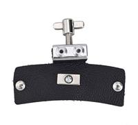 Leather Drum Damper for Jazz Drums Tone Control Silencer Sticker Mute Pad Reusable Sound Dampening Accessory Black 23cm(Black Small)