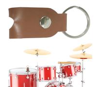 Leather Drum Key Organizer - Lightweight Keychain with Drum Key Holder