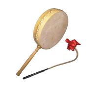 Leather Drum, Long Handle, Includes Storage Bag And Drumsticks, Suitable for Beginners/Festival Celebrations,A,25CM