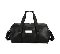 Leather Duffle Bags for Men Gym Bag Leather Women Shoe Compartment Men Shoulder Bags Large Sport(Small Size)