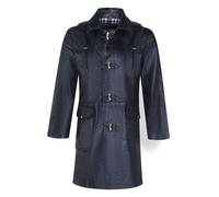 Leather Duffle Classic Coat-Aylesbury Infinity Leather Black M