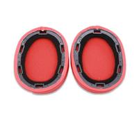 Leather Ear Pads Replacement for MDR-100ABN Headphones Noise,Red | Leather material,durable,reduces noise,ergonomic design,easy to install,fits MDR-100ABN,package includes 2