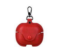 Leather Earbud Case With Carabiner Carrying Case Stylish Leather Earphone Case For Earbud Buds 3/3