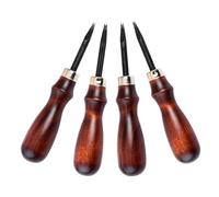 Leather Edge Beveler Set, Hardened Steel Trimming & Skiving Tool
