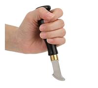Leather Edge Bevelers, Leather Burnishing Tool Leather Tooling with Handle Stainless Steel for Leather Craft (1.5mm)