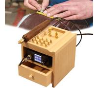 Leather Edge Burnisher and Creaser Machine for DIY Polishing and Finishing