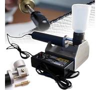 Leather Edge Coloring Machine, Portable Edger Tool with 2 Brass Rollers & 50ml Dye Bucket, Ideal for Tanned Leather, Fabrics, and Canvas