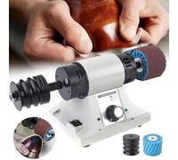 Leather Edge Grinding Machine, 350W Polisher Sander, 0-8000RPM Burnishing Tool for High Efficiency, Ideal for Vegetable Tanned Leather Work