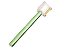 Leather Edge Painting Tool for Smooth Oil Dye Application on Leather Edges Speedy Roller Applicator with Aluminum Pen Body and Copper Wheel (Is green)