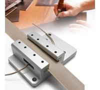 Leather Edge Trimmer, Manual Belt Side Edger Tool, Desktop Leather Edge Strap Beveler Machine, Width Adjustable for DIY Leather Working, 3.5-4.5mm