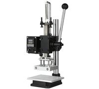 Leather Embossing Machine,Hot Foil Stamping Machine,Digital Display of Temperature, Intuitive and Accurate,Temperature Adjustable,Suitable for Leather, Paper, Plastic, LJJY-KK, a, 5 * 7cm