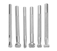 Leather Embossing Tools - Leather Craft Stamps | 6 Pieces Stencils for Leathercraft and Saddle Making for Hobbyists, Enthusiasts, Artists, Men, Women and